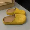 Mules antideslizantes de suela gruesa y punta cerrada para mujer 2026, talla grande 41-43, nuevas sandalias perezosas sin cordones para uso exterior, estilo Birkenstock