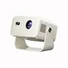 Projetor R200 Transfronteiriço com Foco Elétrico, Android HD 720P, Correção Automática de Keystone, Rotação de 360 Graus Deg PTZ Projeção em Rede