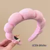 Diadema de Nube para Mujer 2025 Nueva Pinza para el Cabello para Lavarse la Cara Otoño e Invierno Artefacto de Corona Alta Diadema de Esponja de Invierno