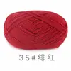 4 fios de algodão penteado quatro fios de leite algodão bola boneca cobertor hairpin crochê diy material saco lã saco de tricô