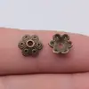 10X4Mm 0.4g Multicor DIY Acessórios para Joias Artesanais Capuchão de Contas Suporte de Flor