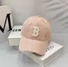 Bordado de Letra B Japonesa y Coreana Visera Curva Informal Moda Versátil Calle Top Suave Gorra Gorra de Béisbol Gorra de Pareja Estilo Nuevo