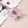 Grampo de Cabelo Clássico de Rede com Laço de 25 Anos para Penteados de Coque de Princesa, Ferramenta de Penteado de Verão, Presilha de Rabo de Cavalo
