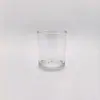 Vaso de Vidrio Casual Relleno de Cera Portavelas de Aromaterapia DIY Contenedor Relleno con Taza de Vela Vaso de Agua Transparente Se Puede Procesar con Color en Spray