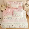 Funda Nórdica Infantil de Dibujos Animados 100% Algodón Pieza Única 120x150x200 Algodón Puro Sábana Funda Nórdica para Bebé Jardín de Infancia Niños Niños