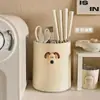 Estante Giratorio para Cuchillos de Cocina, Soporte Multifuncional de Escritorio para Palillos, Organizador de Cuchillos y Palillos, Caja Integrada para Guardar Cuchillos