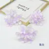 Flores Artificiales con 9 Ramas, Cabezas de Hortensia Estilo Pintura al Óleo, Flores Pequeñas de Color Otoñal para Decoración de Pared de Flores de Boda, Flores para Pasador y Arreglos Florales