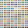 Ojos de Muñeca de Vidrio de Cristal Simulado para Bricolaje, Juguetes de Peluche de Animales con Pupilas Verticales, Globos Oculares Hemisféricos Redondos de Vidrio