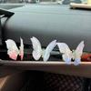 Saída de Ar Condicionado Borboleta Móvel Pequenos Enfeites Decoração de Console de Carro Decoração de Carro para Menina Borboleta Curativa