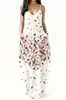 Vestido de Playa Hawaiano 2026 con Estampado de Plantas, Holgado y Sexy con Tirantes Finos Vestido Largo de Vacaciones para Mujer con Bolsillos