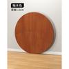 Mesa redonda de madera maciza, mesa de comedor redonda, mesa de superficie redonda, mesa de hogar, mesa redonda, cara, placa redonda grande, separada, madera entera