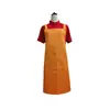 Avental Uniforme Grossa Impermeável para Comércio Exterior Atacado com Logo Imprimível para Prevenir Manchas de Óleo Avental Impermeável para Cozinha Doméstica