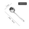 Novo conjunto de utensílios de cozinha de aço inoxidável de 7 peças mini utensílios de cozinha Pá chinesa pequena de vazamento de sopa pá de bolo Espátula pequena dourada