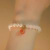 Pulsera con Diseño de Nicho Avanzado Color Melocotón Muerte Melocotón Verano para Mujer Regalo de Joyería para Novia