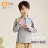 Roupa íntima térmica infantil, Classe A, novos estilos outono/inverno: tops térmicos para meninos, segunda pele com gola alta em Liocel, roupas térmicas para meninas