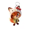 Zootopia 2 Judy Fofa Link Nick Casal Acrílico Mochila Chaveiro Pingente Presente