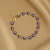 Pulsera Explosiones Europeas y Americanas Pulsera Ojo Maligno Femenina Pulsera de Pareja Estudiante Transfronteriza Pulsera Creativa de Moda Amazon