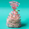 Bolsa Pequena de Bolo Fofa Bolsa de Presente de Aniversário Infantil Saco de Embalagem Transparente para Presente de Doces Biscoitos Lanches
