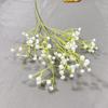 Simulación de decoración de boda de gypsophila estilo ins ramo de flores para sostener tacto de pegamento suave flores de simulación de gypsophila flores falsas al por mayor