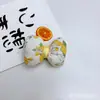 Tela Floral para Niña DIY Rellena de Algodón Flor de Cinco Pétalos Accesorios de Moño, Accesorios para el Cabello, Broches, Materiales de Flores al por Mayor
