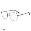 Gafas de miopía de moda retro con montura grande para hombres y mujeres, gafas ultraligeras de negocios de titanio con montura completa, gafas planas al por mayor