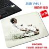 Fechadura de borda pequena Creative Cartoon Square Simples Tapete de Computador Tecido Copa do Mundo Estrela Mouse Pad Portátil para Dormitório