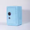 Cofre de Porquinho Doméstico Pequeno Transfronteiriço Mini Cofre Infantil Caixa de Poupança de Metal Criativa Caixa de Armazenamento com Fechadura