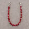 Cadena de pantalones individuales europea y americana transfronteriza, cadena de cintura de rosario de bola de diamante de arcilla de color de alta calidad, cadena corporal, joyería hecha a mano para hombres y mujeres