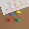 Uñas Creativas de Colores en Forma de 'I', Múltiples Tamaños Personalizables, Tablero de Corcho Combinado, Pared de Fotos, Chinchetas de Plástico, Chinchetas Hechas a Mano