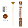 Pincel Único Xin Bowen com Cabo Longo, Cerdas de Nylon, Tubo de Cobre, Pincel de Ponta Plana para Pintura, Aquarela, Acrílico, Pincel para Pintura a Óleo