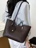 Bolso tote de color liso con patrón tejido de moda para mujer, estilo coreano de verano, moderno, casual, gran capacidad, para llevar en el hombro o debajo del brazo
