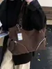 Bolsa de Gran Capacidad 2025 Invierno Nuevo Hombro Único Cruzada Bolsa de Equipaje para Viaje de Negocios Bolso de Mano Retro Casual para Mujer