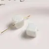 Estilo Ins Japonés Cuadrado Acrílico Impreso Cuadros Perforados Cuentas DIY Cadena de Teléfono Móvil Llavero Colgante Accesorios