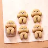 Acessórios de Arte de Unha Desenho Animado de Filhote de Urso de Pelúcia Acessórios de Unha Desgastáveis de Resina Fofa Cola Cremosa Materiais Manuais DIY