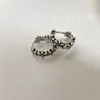 Pendientes de Plata de Ley S925 Su Chuang con Diseño de Margarita Retro Envejecida para Niñas, Personalidad, Flor, Dulce Diseño, Pendientes de Plata Tailandesa