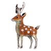 Moda Europeia e Americana Broche de Veado de Natal Cabeça de Veado Fofa Animal Alce Broche de Alta Qualidade Joia Corsage Decoração de Roupa Feminina
