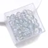 Cuentas redondas de 10 mm bañadas en color proteína, de color sólido, para pulsera de cuentas hecha a mano, accesorios para cadena de teléfono móvil, cuentas sueltas