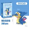 Bloques de Construcción Transfronterizos Caja Pequeña Juguetes Educativos de Ensamblaje para Niños Bloques de Construcción de Micropartículas de Dibujos Animados Recuerdos Premios para Estudiantes