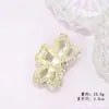Nuevo Clip para Flequillo Francés, Exquisita Pinza para el Cabello de Perla Pequeña, Clip de Tiburón de Joyería de Gama Alta de Nicho para Cabello Semi-Recogido