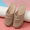 Tamancos de Praia Planos de Verão para Mulheres, Leves, Antiderrapantes, para Uso Externo, Moda Versátil Meio Chinelo