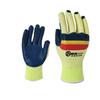 Guantes Industriales de Película Suave Engrosados de Goma Protectora Guantes de Protección Laboral Piel del Dorso de la Mano Antideslizantes Resistentes al Desgaste Guantes Protectores