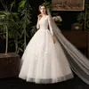 Vestido de Novia Principal Estilo Bosque 2026 Modelo Nuevo, Elegante Vestido de Novia de Princesa de Manga Larga Simple Adelgazante Soñador de Gama Alta Ligero