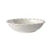 Hotel Cuenco de Cerámica Blanca Pura para Sopa, Cuenco para Postre, Recipiente para Sopa, Cuenco de Forma Extraña, Cuenco de Encaje, Nido para Sopa, Cuenco Ondulado, Porcelana Blanca Alta
