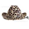 Sombrero de Vaquero Estampado de Vaca Sombrero de Vaquero con Estampado de Caballo Sombrero de Vaquero con Estampado de Leopardo Sombrero de Vaquero con Estampado de Tigre Sombrero Decorativo para Fiesta de Graduación