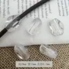 Contas Cilíndricas com Padrão de Halo de Jade Sintético de Formato Especial, Contas com Furo Grande, Fivela de Resina, Contas Coloridas em Degradê para DIY, Botões para Saias e Roupas