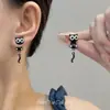 Nuevos Pendientes de Gato Negro Lindos de Otoño e Invierno, Modernos, Exquisitos, Diseño Personalizado y Creativo, Pendientes de Gato de Ojos Grandes
