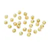 Contas de Lanterna com Padrão Vertical em Ouro 18K, Contas Losango, Contas Espaçadoras, Pulseira de Contas, Colar, Acessórios para Joias DIY, Atacado de Contas D93