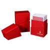 En stock, venta al por mayor, huevo de póker, PVC plástico esmerilado, impermeable, de alta calidad, exquisito bronceado, caja de regalo, doble par de traje