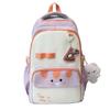Mochila Escolar para Niñas Estudiantes de Primaria 2025 Nueva Alto Valor de Color Estudiantes de Secundaria Letras Estudiantes Universitarios Mochila de Preparatoria