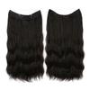 Peluca Transfronteriza para Mujer Extensiones de Cabello de una Pieza Largo Ondulado Rizado Esponjoso Natural Clip Línea de Pesca Pieza de Peluca de Cabello